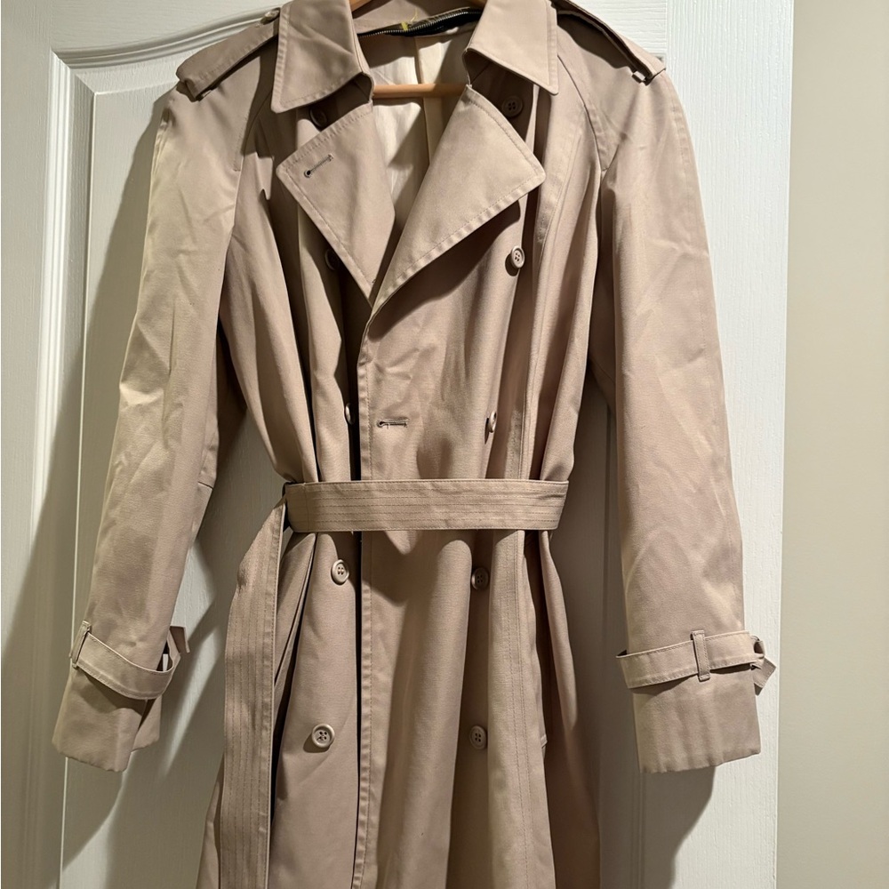 London Fog Beige Trench Coat